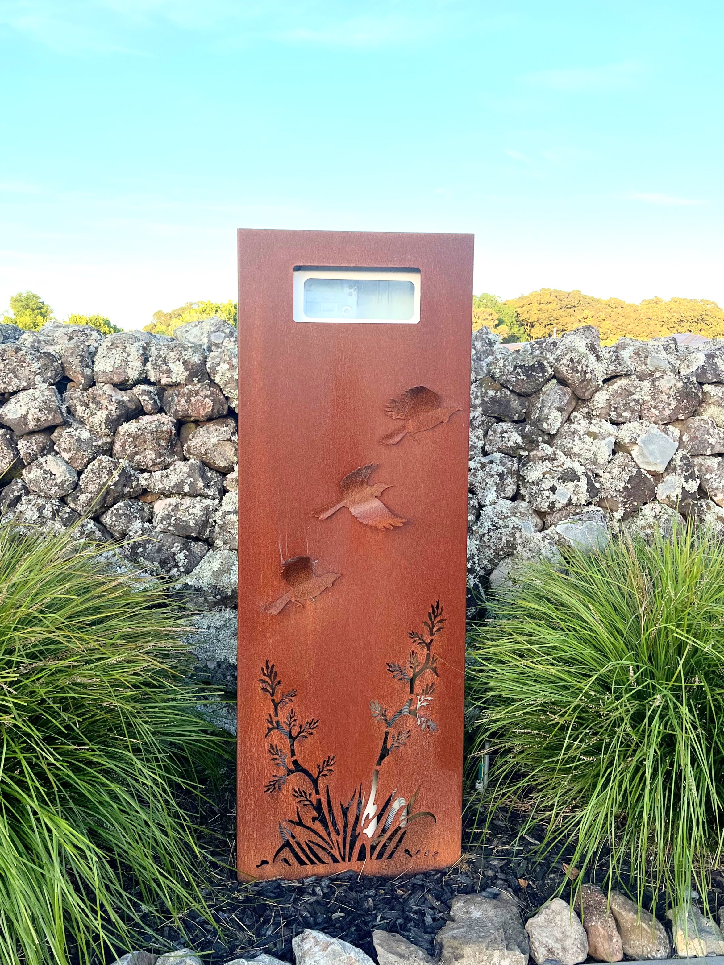 Meter Cover - Corten Steel